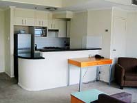 Living & Kitchen Area - Sussex Serviced Apartments